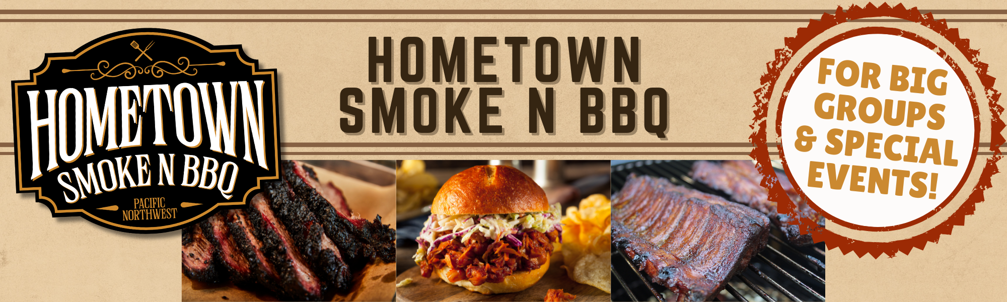 Hometown Smoke N BBQ for Big Groups & Special Events!