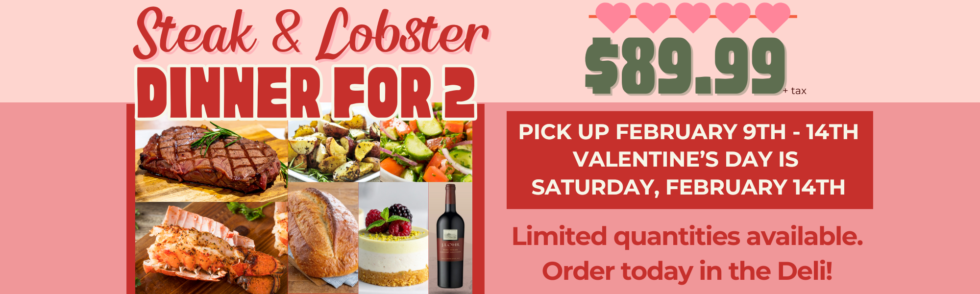 Valentine's Dinner for 2